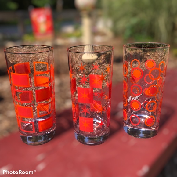 Mid century modern starburst circle square glasses - Picture 2 of 8